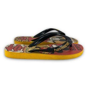 Havaianas Disney Mickey Mouse Sandals Thong Flip Flops Multicolor Youth 3-4